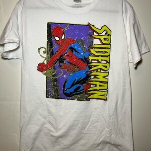 Marvel White Spider-Man Action Tee